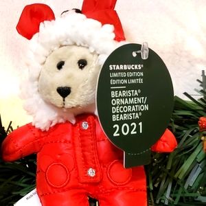🧸LAST ONE🧸Starbucks 2021 Mini Bear Ornament